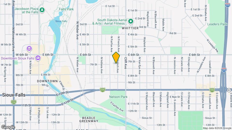 239 N French Ave Map and Location Details