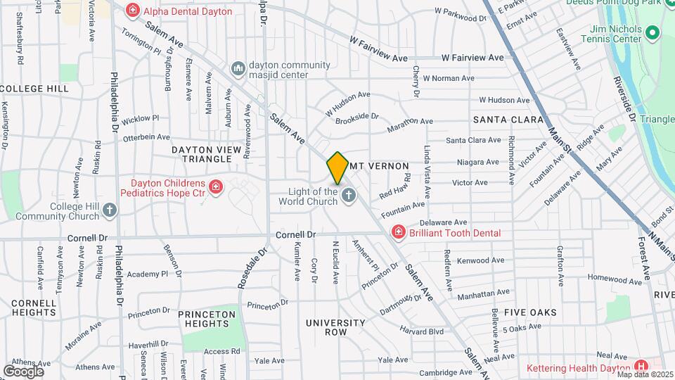 1021 Cumberland Ave Map and Location Details