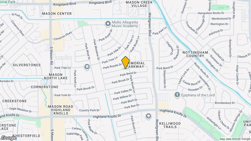 21311 Park Mt Dr Map and Location Details
