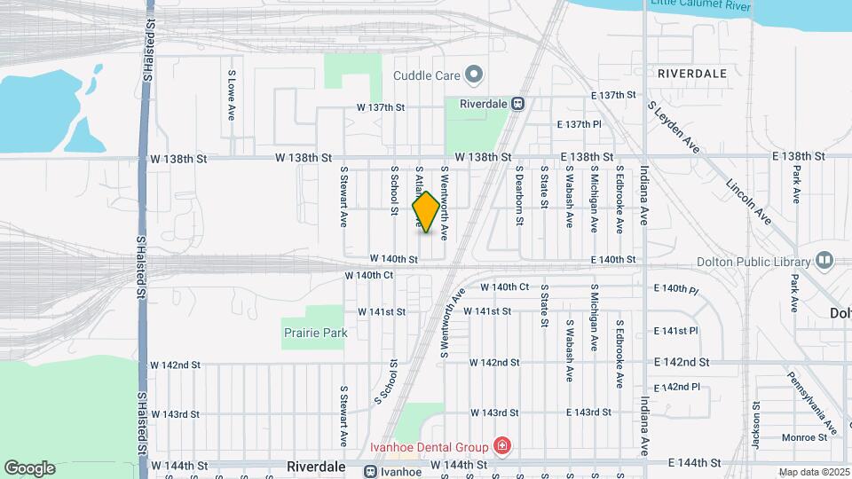 13929 S Atlantic Ave Map and Location Details