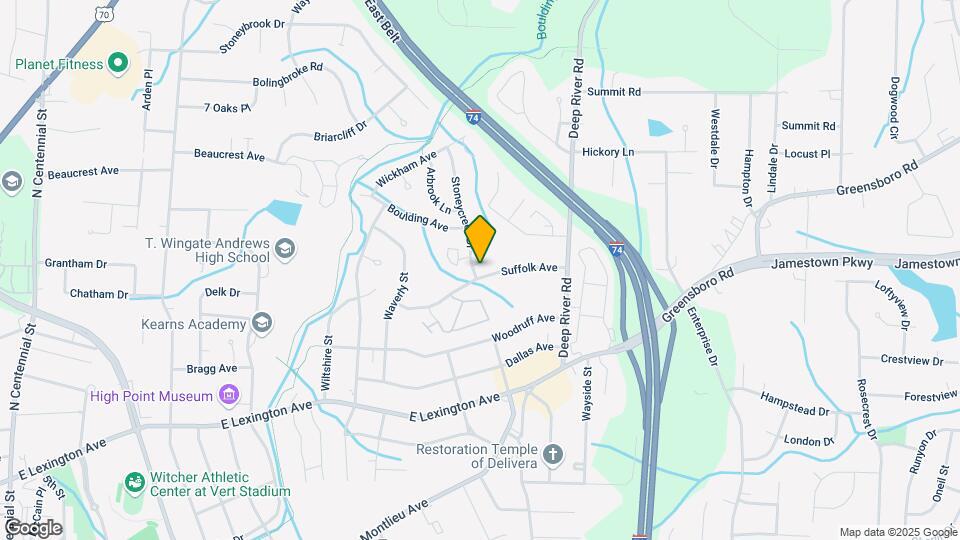 Cloisters and Foxfire Apartments Map and Location Details