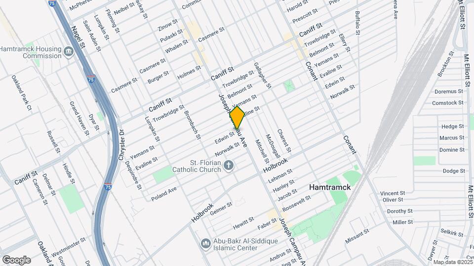 2621 Edwin St Map and Location Details