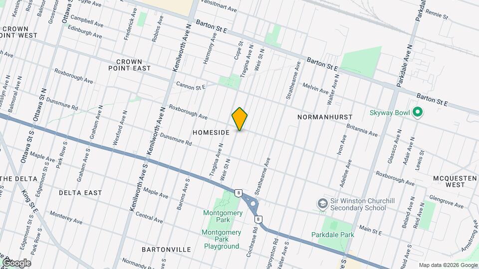 114 Weir St N Map and Location Details