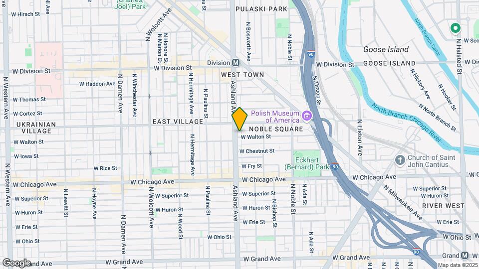 935 N Ashland Ave Map and Location Details