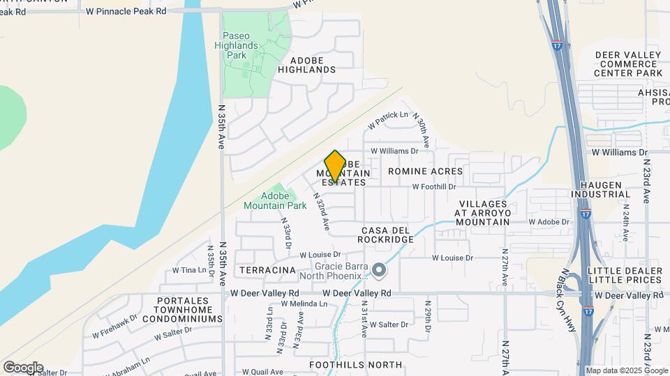 3142 W Foothill Dr Mapa y Detalles de la Ubicación