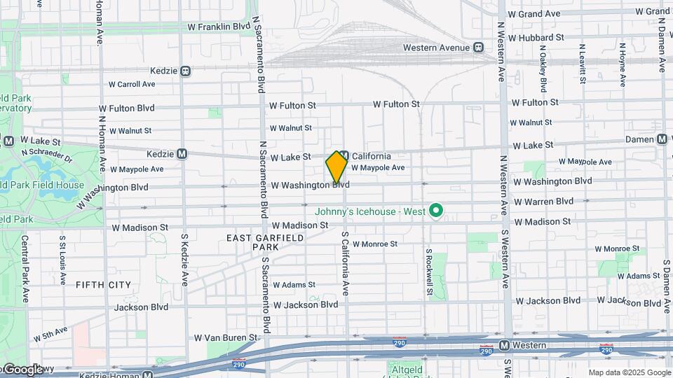 2809 W Washington Blvd Map and Location Details