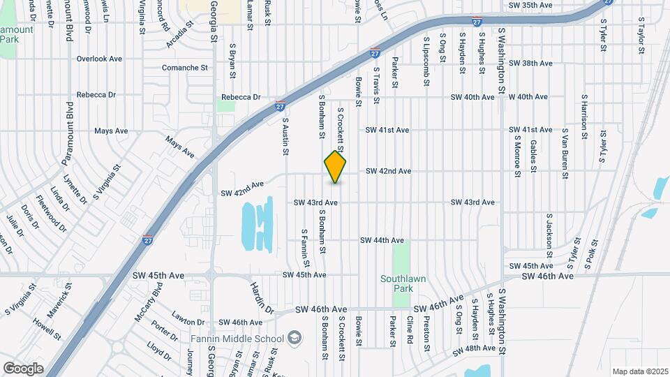 4206 Crockett St Map and Location Details
