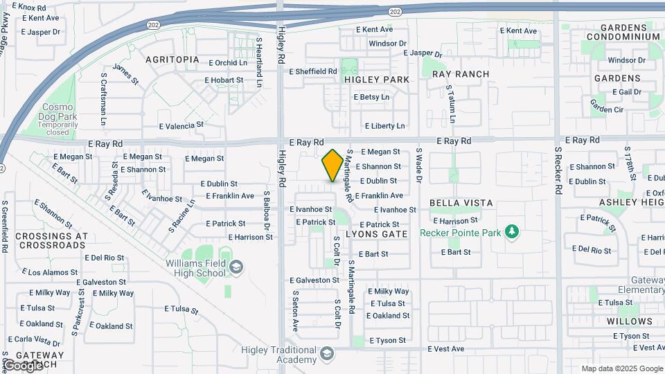 3346 E Franklin Ave Map and Location Details