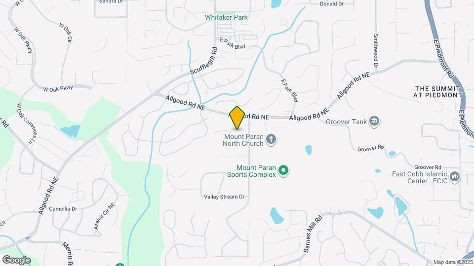 1543 Hillhaven Dr Map and Location Details