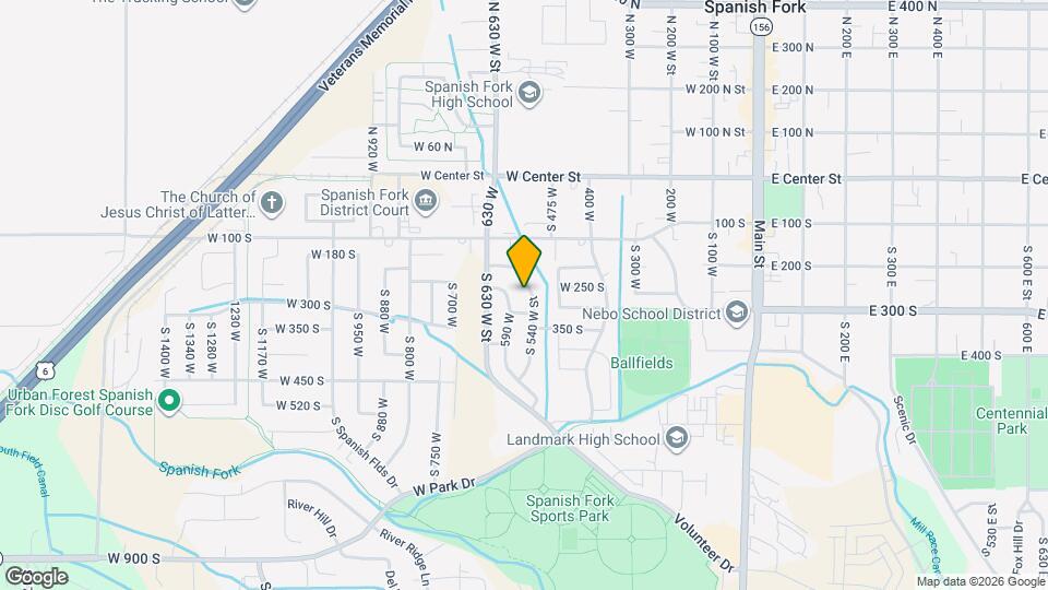 252 S 540 W Mapa y Detalles de la Ubicación