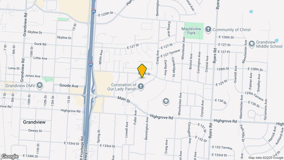 6513 129th Pl Map and Location Details