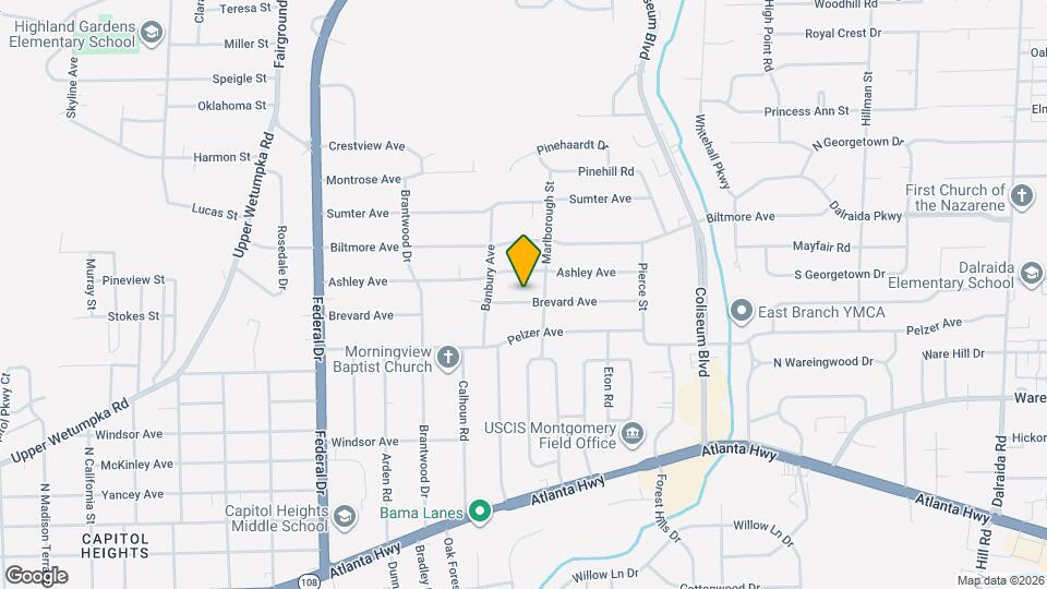 2927 Brevard Ave Map and Location Details