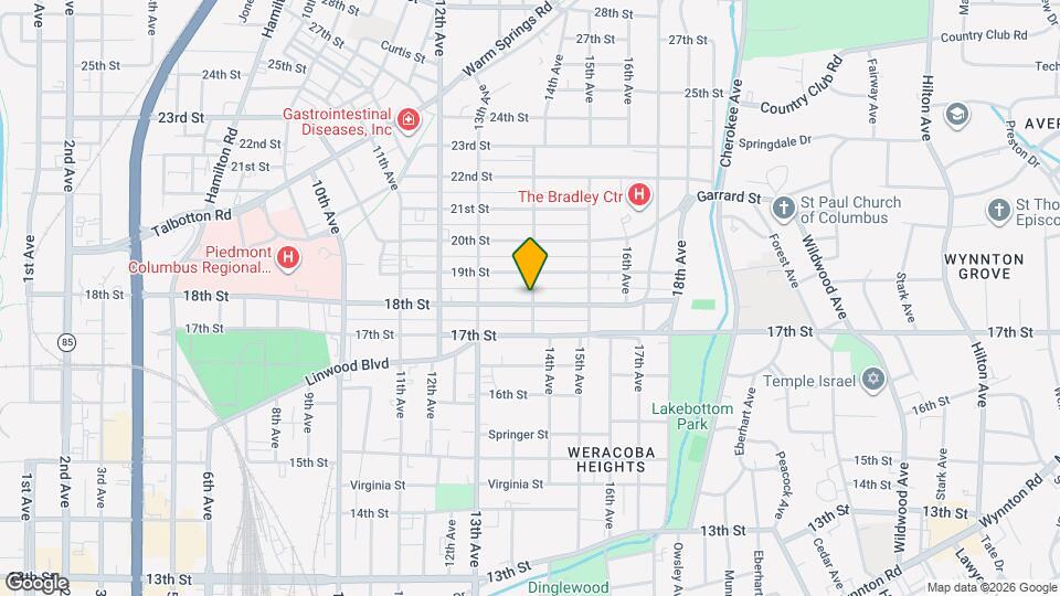 1345 18th St Map and Location Details
