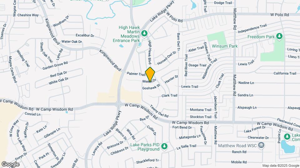 2319 Merlin Dr Map and Location Details