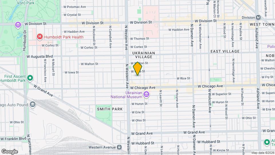 2322 W Rice St Map and Location Details