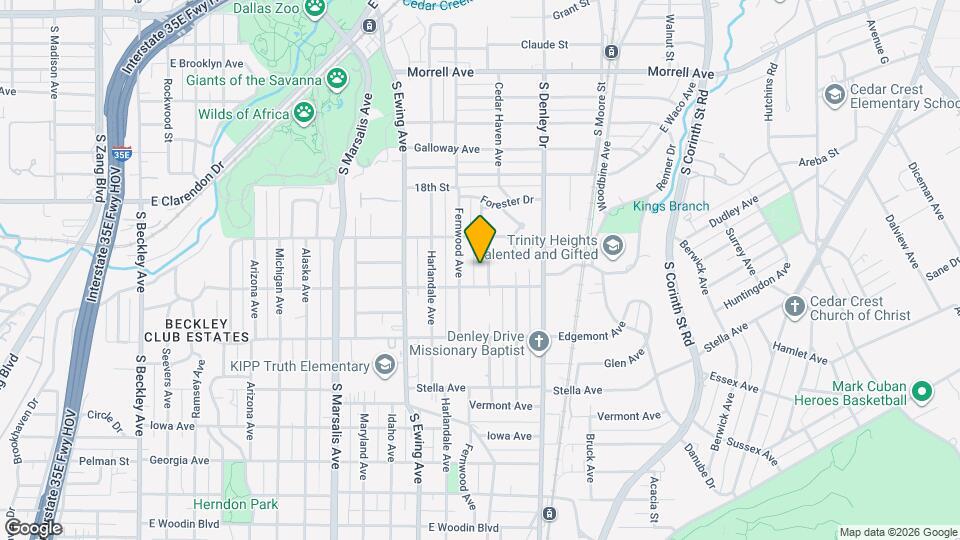 1331 Whitaker Ave Map and Location Details