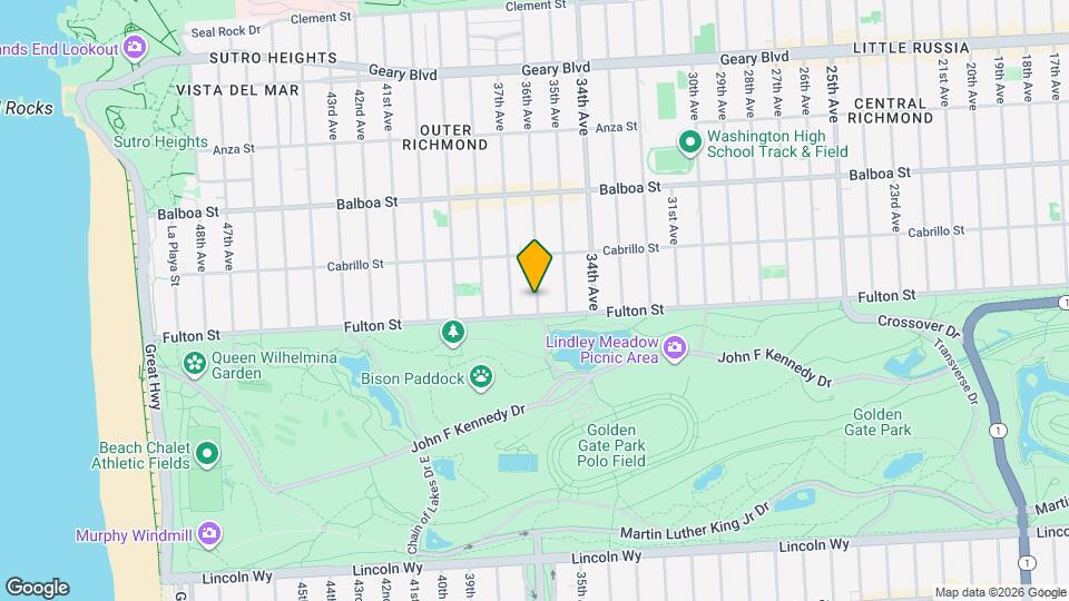 875 36th Ave Map and Location Details