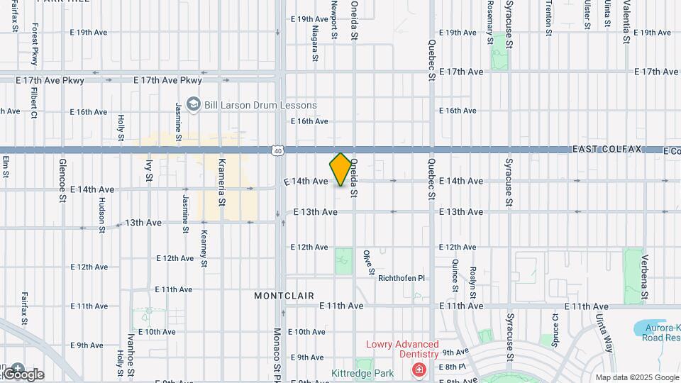 1350 Newport St Map and Location Details