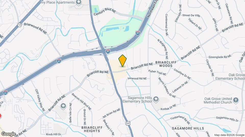 3108 Briarcliff Rd NE Map and Location Details