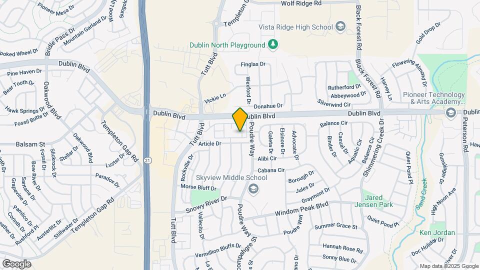 6234 Calico Patch Heights Map and Location Details