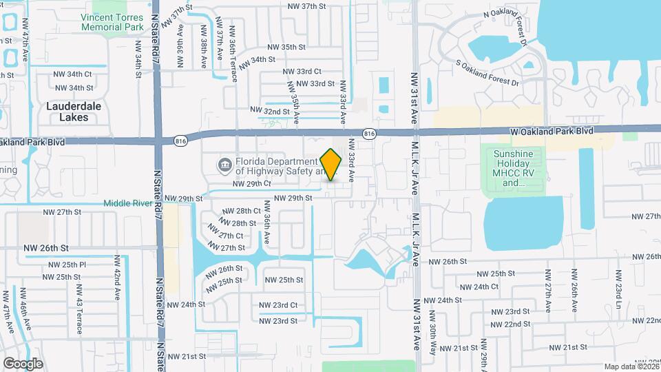 3356 NW 29th Ct Map and Location Details