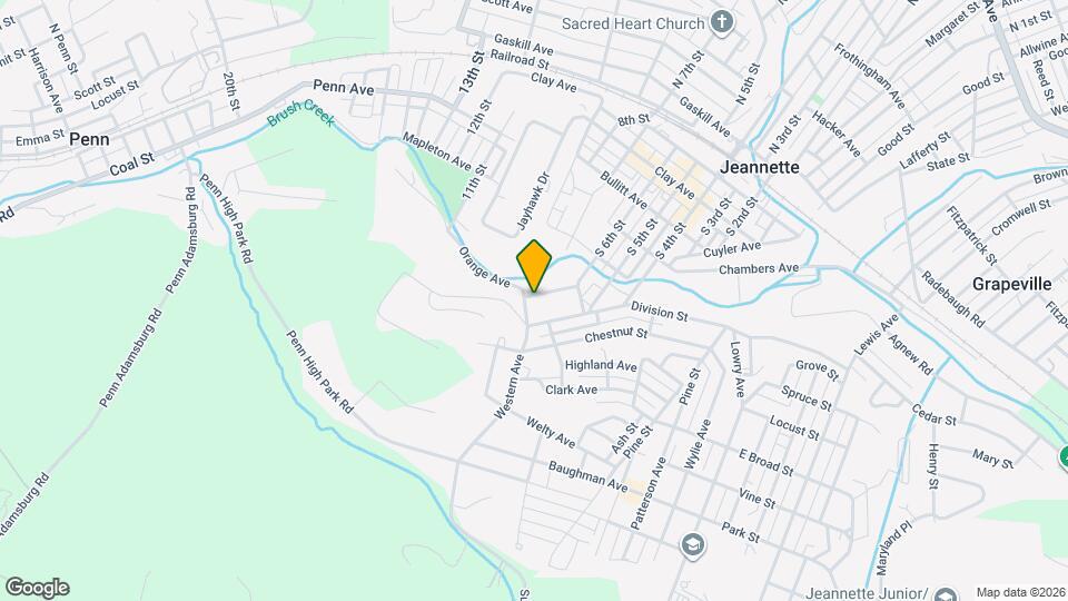 642 S 6th St Map and Location Details