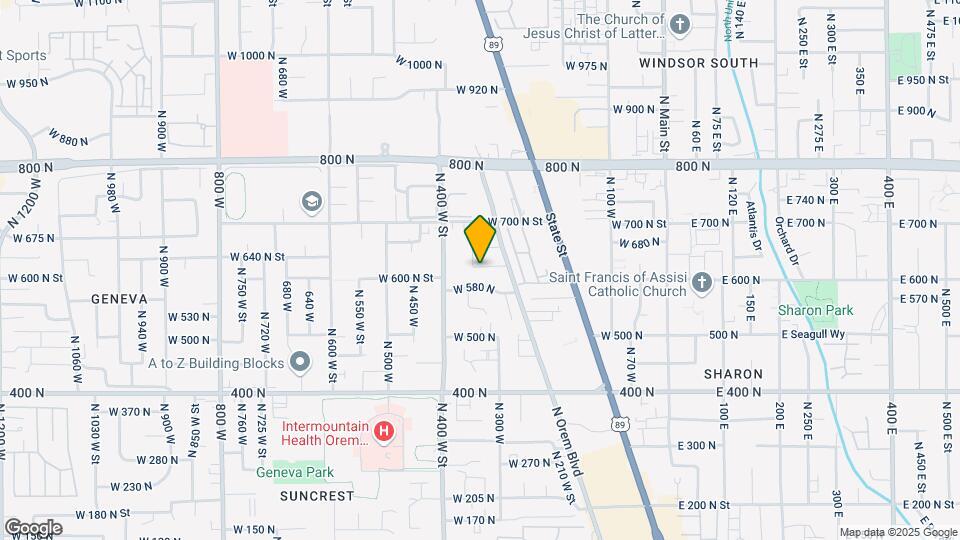 353 W 620 N Map and Location Details
