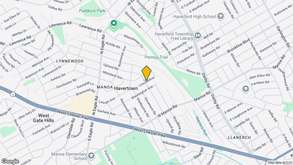 1210 W Darby Rd Map and Location Details