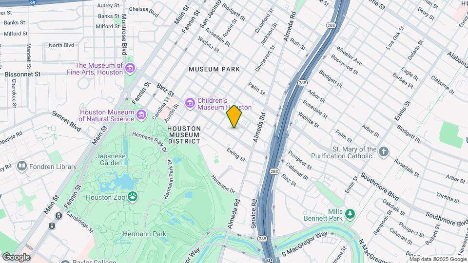 1905 Binz St Map and Location Details