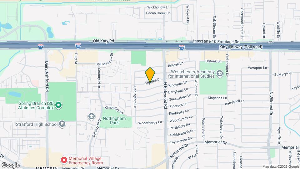 14035 Myrtlea Dr Map and Location Details