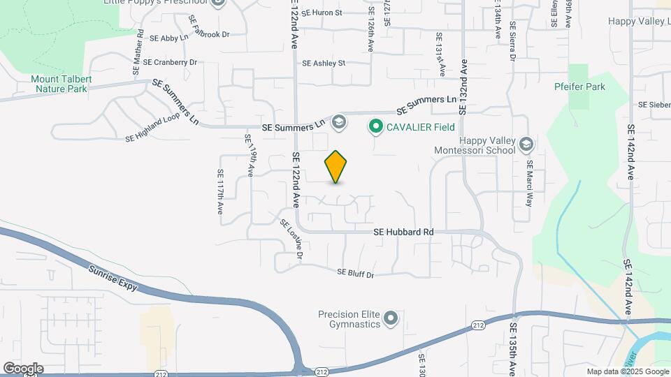 12418 SE Mountain Sun Dr Map and Location Details