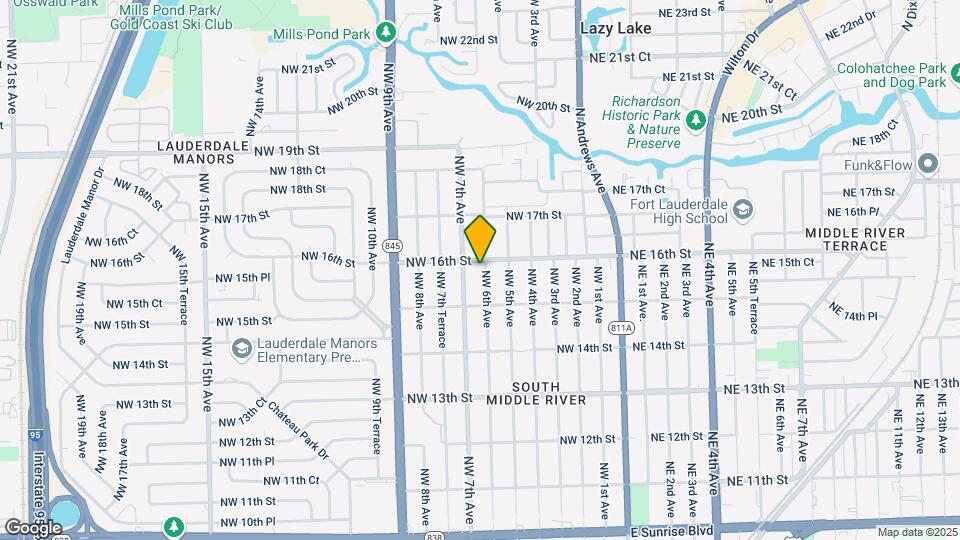 1537 NW 6th Ave Map and Location Details