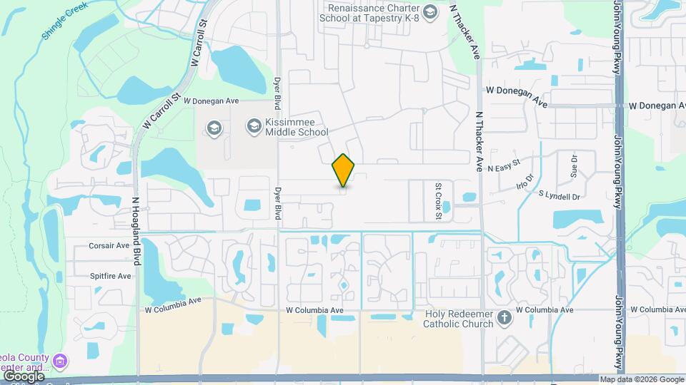 2803 W Fox Squirrel Dr Map and Location Details