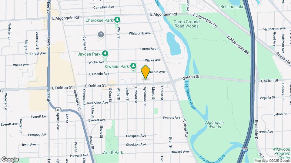 1754 E Oakton St Map and Location Details