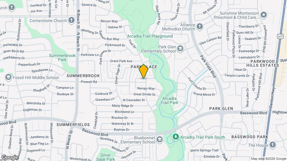 4840 Park Brook Dr Map and Location Details