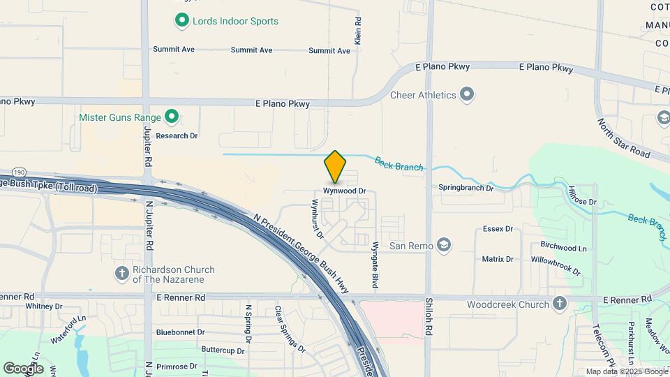 3301 Wynwood Dr Map and Location Details