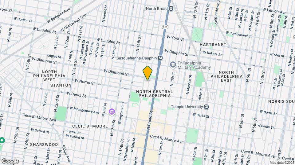 2044 N Carlisle St, Unit A Map and Location Details