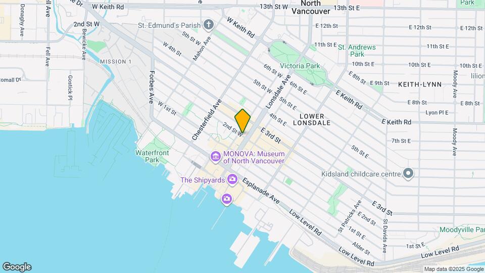 105 2nd St W Map and Location Details