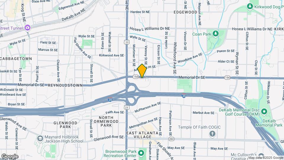 1237 Memorial Dr SE Map and Location Details