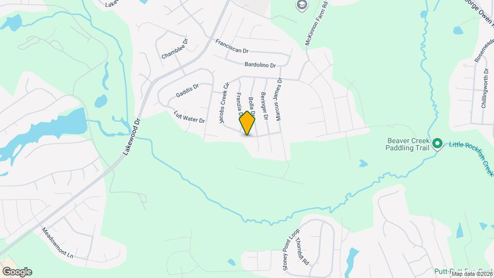 6808 Jacobs Creek Cir Map and Location Details