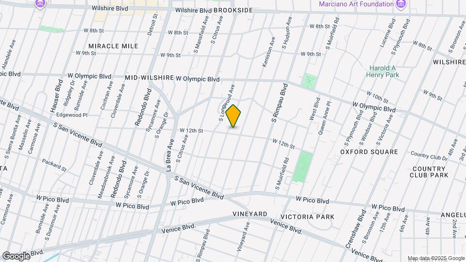 1180 S Tremaine Ave Map and Location Details