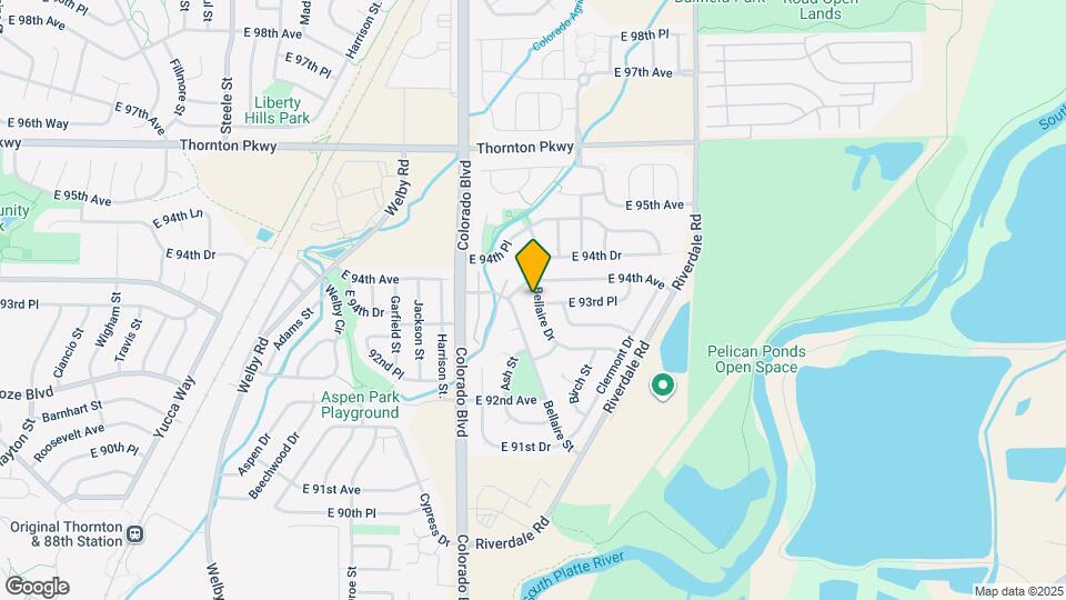 9371 Bellaire Dr Map and Location Details