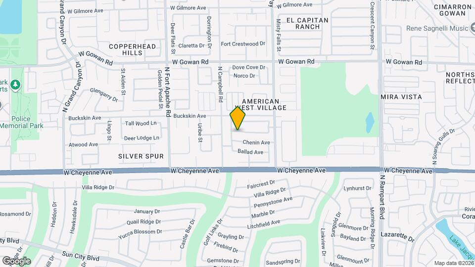 9121 Canyon Magic Ave Map and Location Details