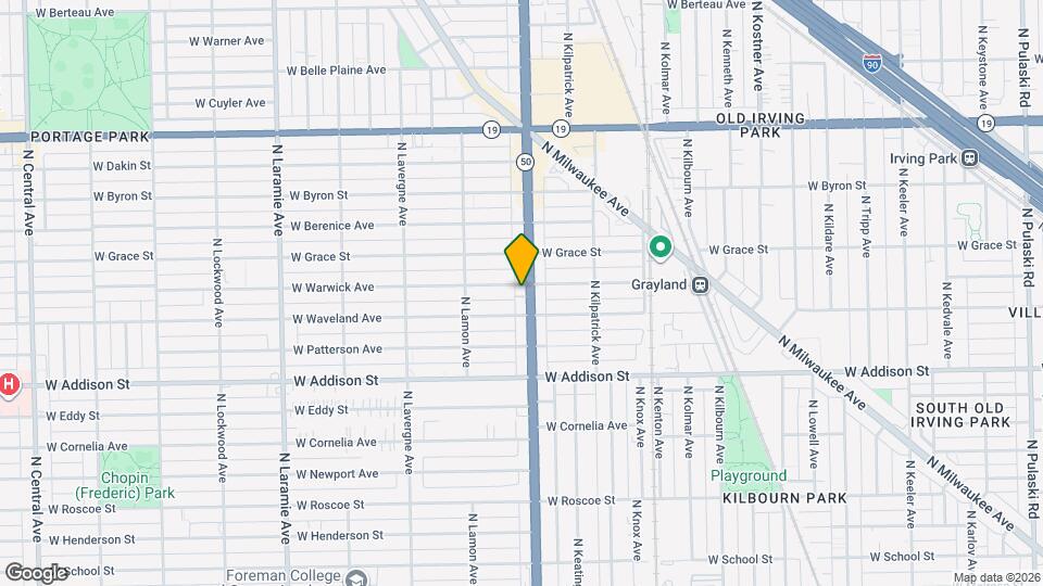 3716 N Cicero Ave Map and Location Details