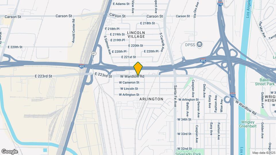 2140 W Wardlow Rd Map and Location Details