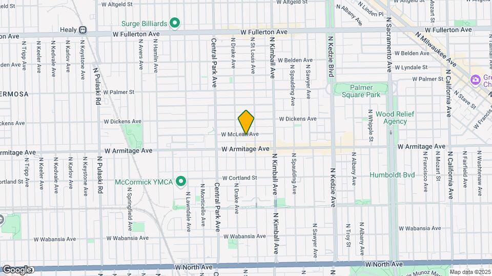 3515 W McLean Ave Map and Location Details