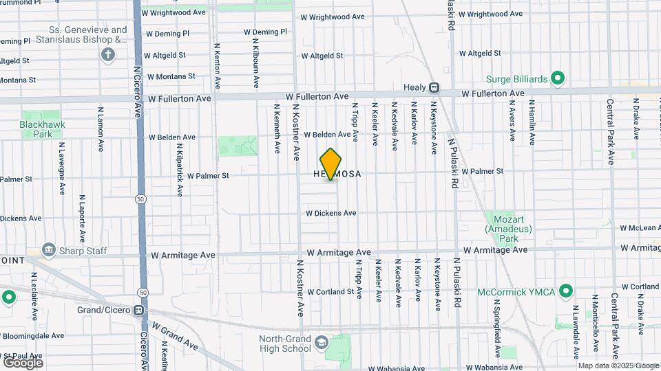 4304 W Shakespeare Ave Mapa y Detalles de la Ubicación