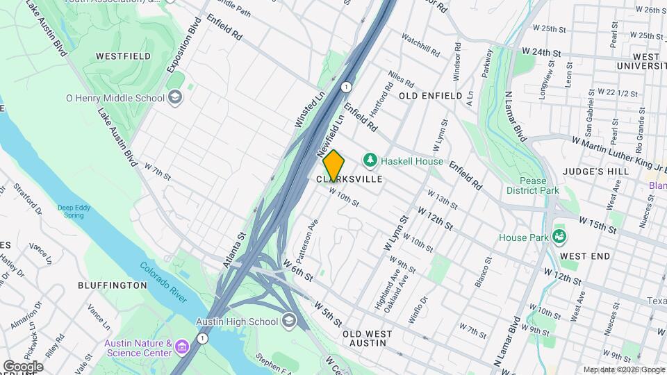 1802 W 10th St Map and Location Details