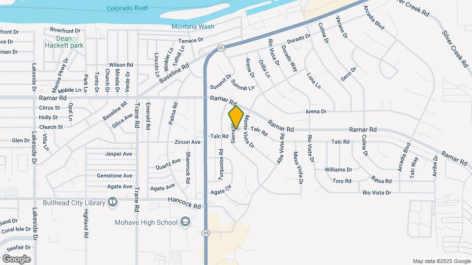 1584 Sierra Vista Dr Map and Location Details