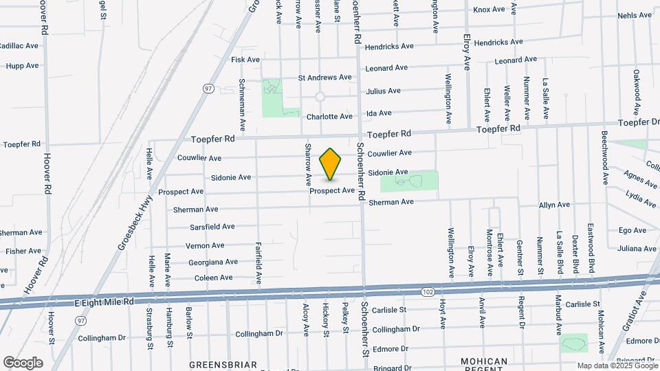 13397 Prospect Ave Map and Location Details